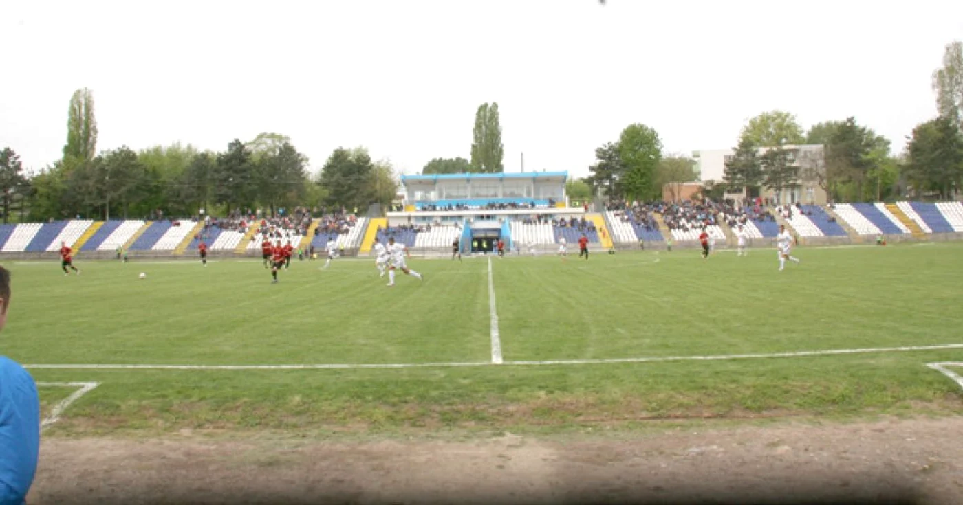 Meciul se joacă pe stadionul Delta FOTO Adevărul