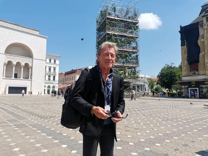 Peter Maffay în centrul Timișoarei FOTO Ștefan Both
