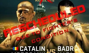 Afişul meciului dintre Cătălin Moroşanu şi Badr Hari, programat pentru 29 mai şi amânat jpeg