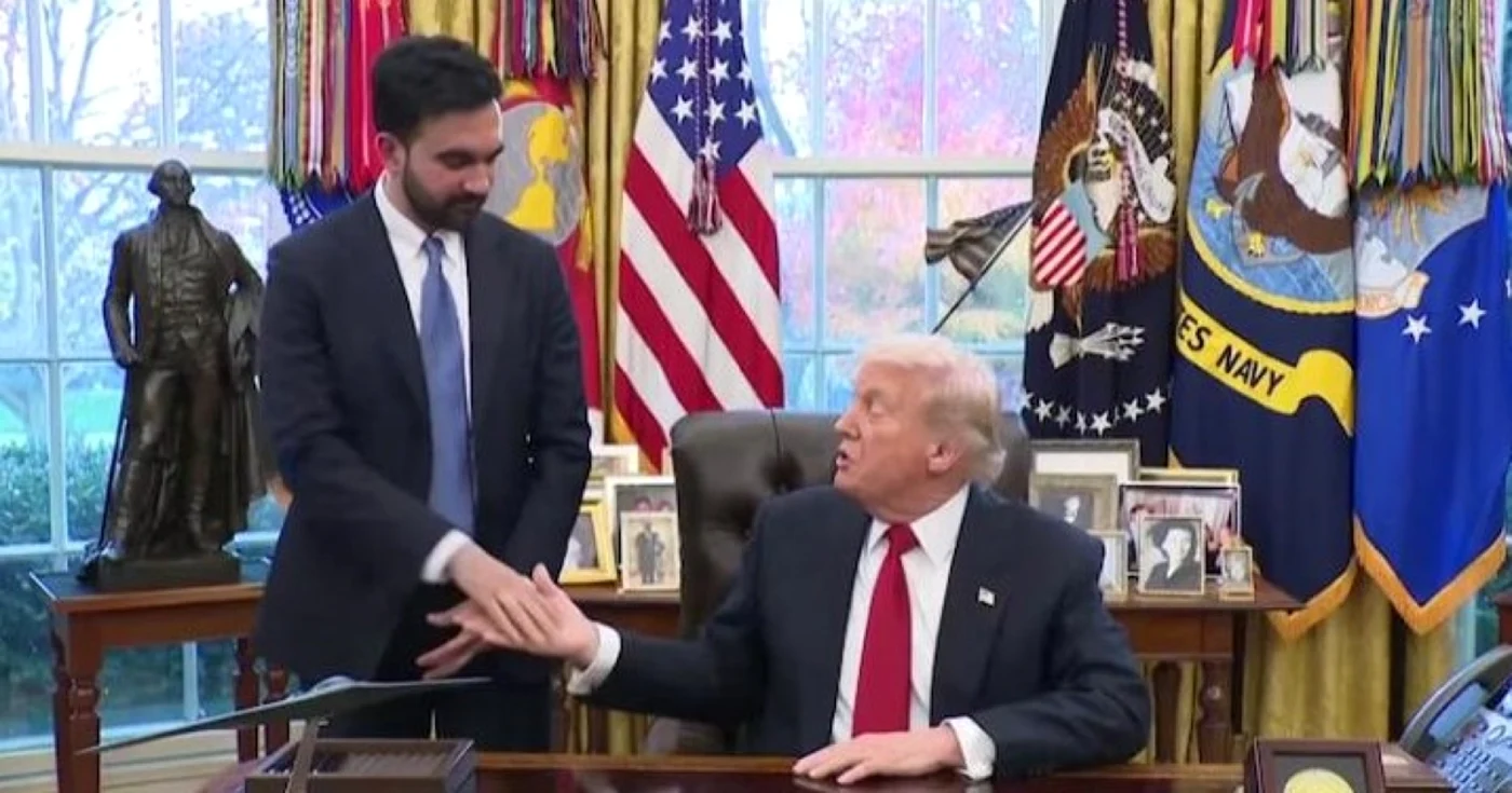 Zohran Mamdani Donald Trump Casa Alba captura video abcnet jpg