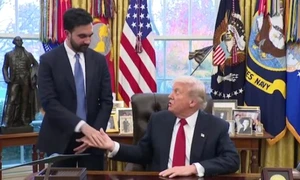 Zohran Mamdani Donald Trump Casa Alba captura video abcnet jpg