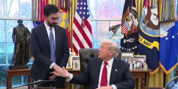 Zohran Mamdani Donald Trump Casa Alba captura video abcnet jpg