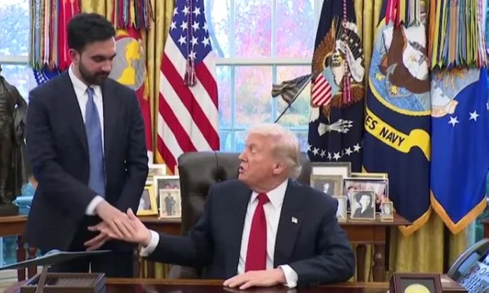 Zohran Mamdani Donald Trump Casa Alba captura video abcnet jpg