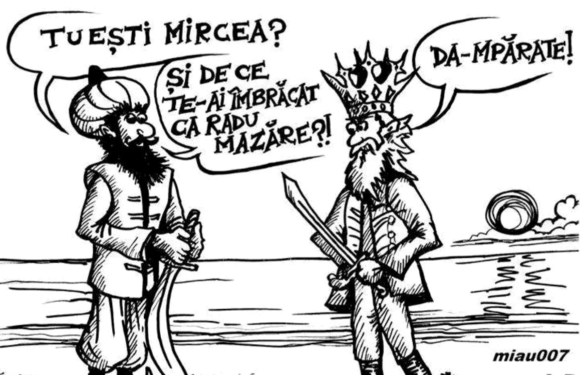 Radu Mazăre - caricatură de Aurel Miclea