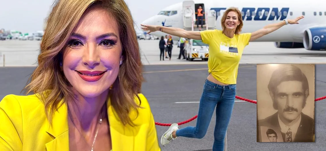 Roxana Ciuhulescu susține că tatăl ei îi este mereu aproape, la freu