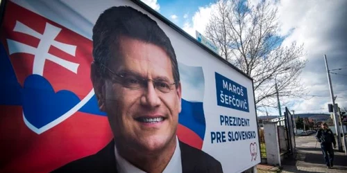 Maros Sefcovici alegeri prezidentiale Slovacia FOTO AFP