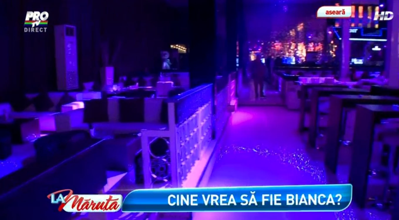 Clubul unde trebuia să apară Bianca Drăguşanu (captură Pro TV)