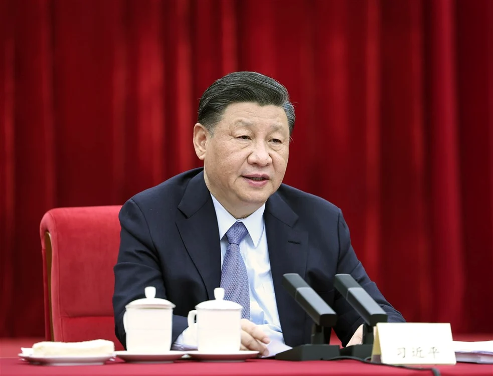 Președintele Chinei, Xi Jinping, la o conferință de presă