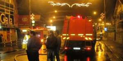 Explozia a fost urmată de un incendiu foto arhivă