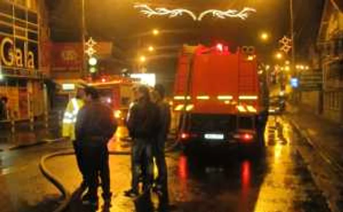 Explozia a fost urmată de un incendiu foto arhivă