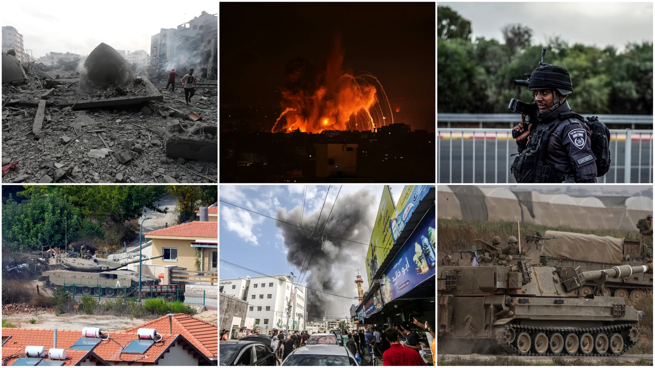 Război total între Israel și Hamas FOTO Colaj Profimedia