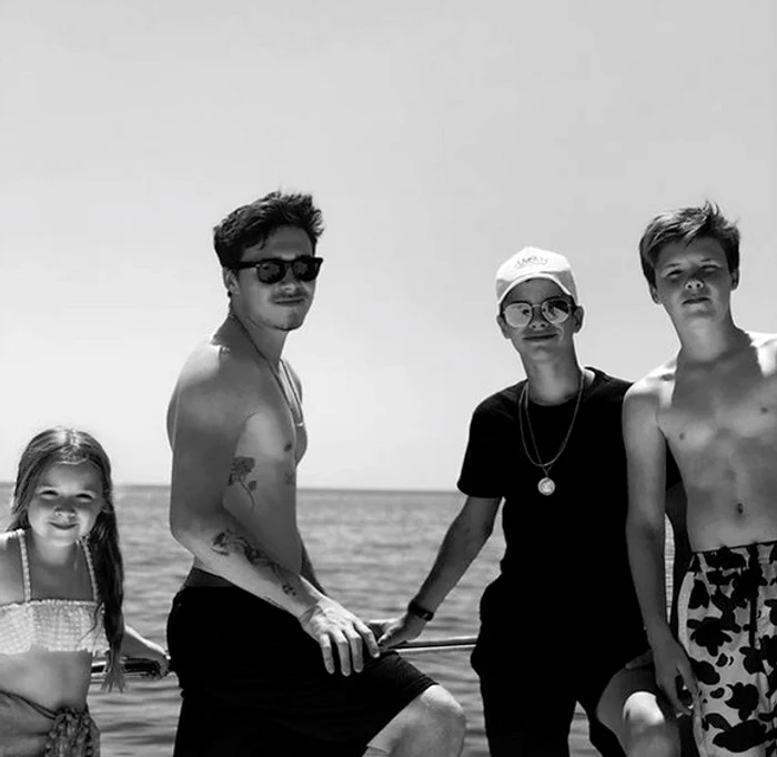 Victoria şi David Beckham au trei băieţi şi o fată