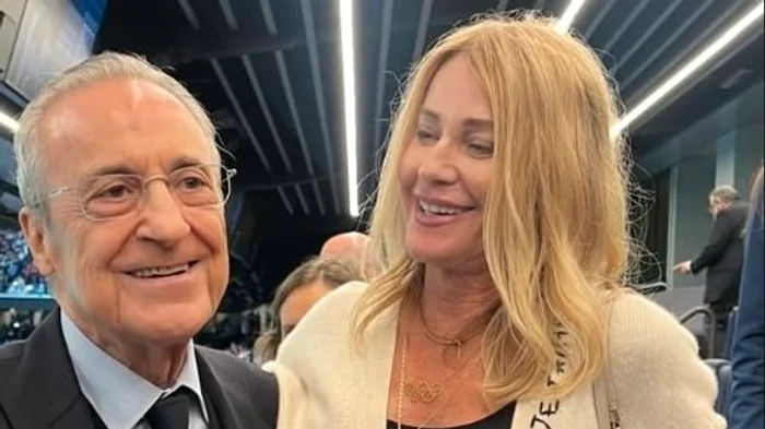 Nadia Comăneci și Florentino Perez s-au întâlnit pe Bernabeu.