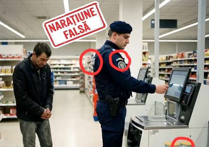 Imagine este fake-news FOTO: Jandarmeria Română