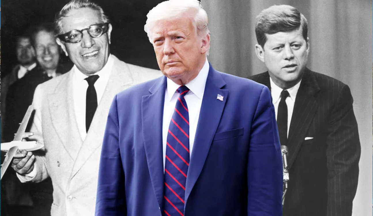 
    Onassis, Trump şi Kennedy  
