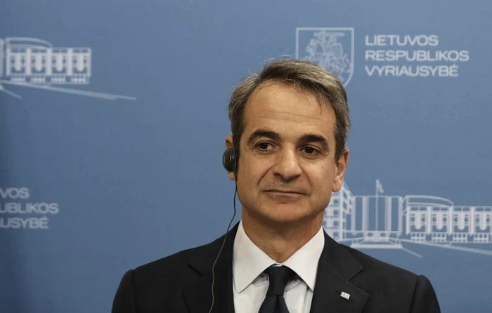 Prim-ministrul grec Kyriakos Mitsotakis. Foto: EPA-EFE