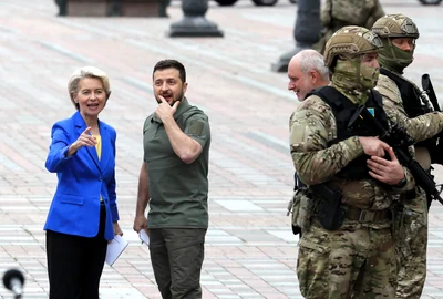 Ursula von der Leyen Volodimir Zelenski FOTO EPA EFE jpg