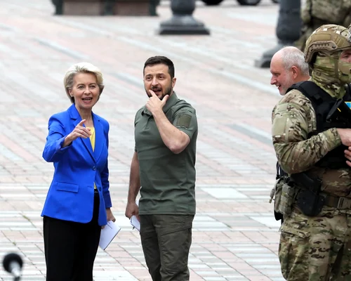Ursula von der Leyen Volodimir Zelenski FOTO EPA EFE jpg