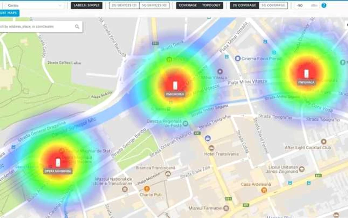 Harta cu Wi-Fi  FOTO Municipiul Cluj-Napoca/Facebook