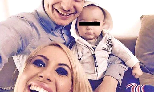 Amna şi Cristi au împreună un băieţel jpeg