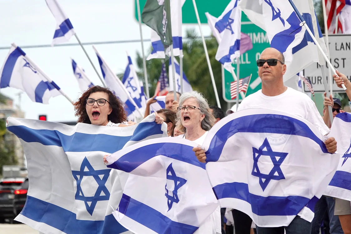 Miting organizat de Ambasada Israelului în România pe Calea Victoriei