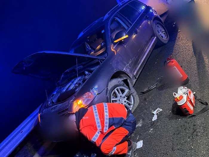 Accident grav pe Drumul Expres 12 FOTO: martor