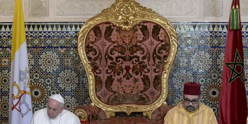 Papa Francisc in Maroc FOTO EPA-EFE