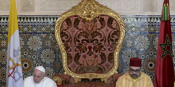Papa Francisc in Maroc FOTO EPA-EFE