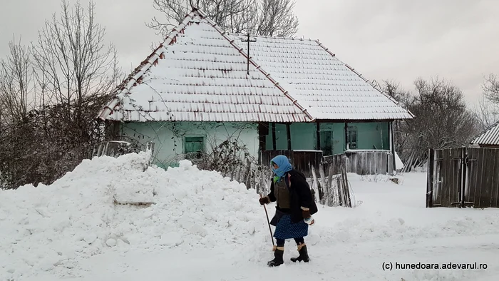 Satul Bătrâna din Hunedoara, unul dintre cele mai depopulate. Foto: Daniel Guță. ADEVĂRUL
