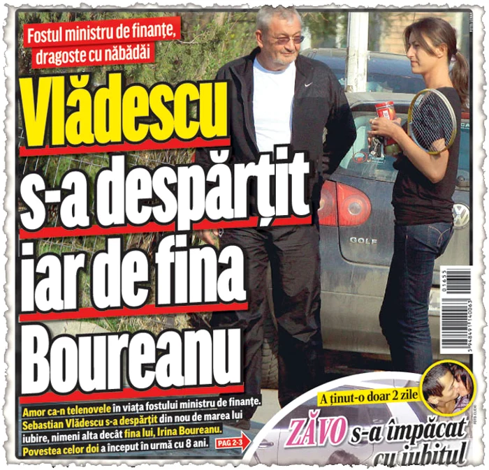 Click! v-a anunţat în exclusivitate despărţirea dintre Vlădescu şi Irina Boureanu