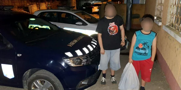 Frați fugiți de la bunici