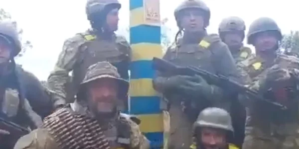 Militari ucraineni la granita cu Rusia FOTO Twitter