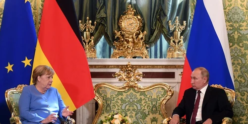 Summit de adio între Putin şi Merkel FOTO EPA-EFE