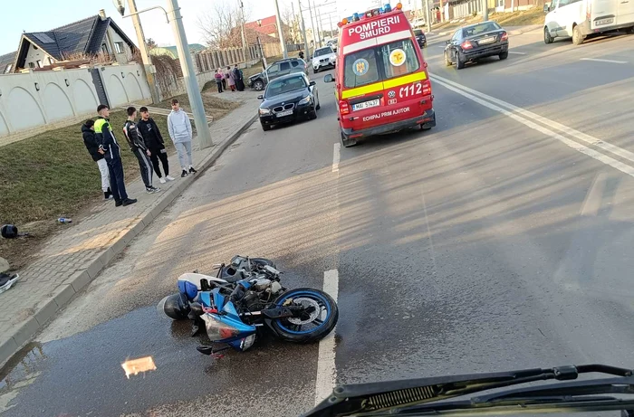 Accidentul a avut loc în municipiul Vaslui