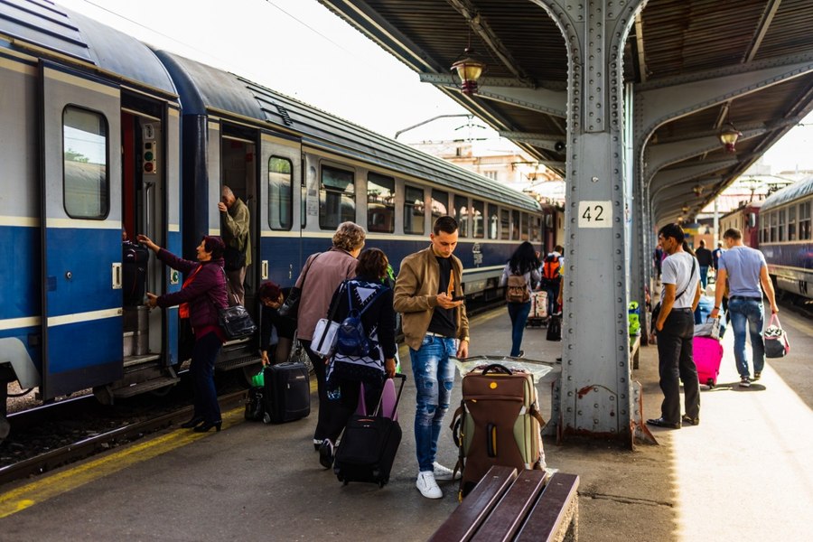 Numărul de pasageri care au mers cu trenul a crescut cu 7,9%, în primele 9 luni din 2023
