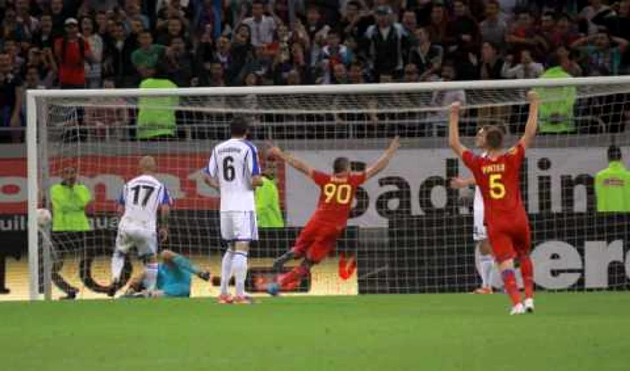 Golul cu care Steaua a câștigat meciul cu Copenhaga * Foto: Marian Burlacu