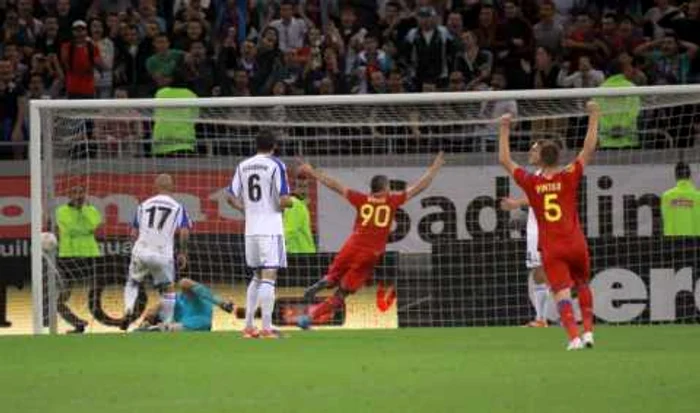 Golul cu care Steaua a câștigat meciul cu Copenhaga * Foto: Marian Burlacu