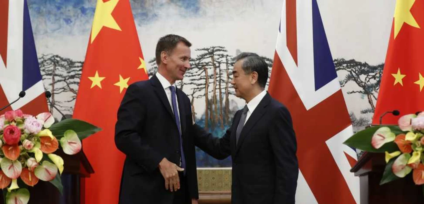 Jeremy Hunt, ;eful diploma'iei britanice, la Beijing