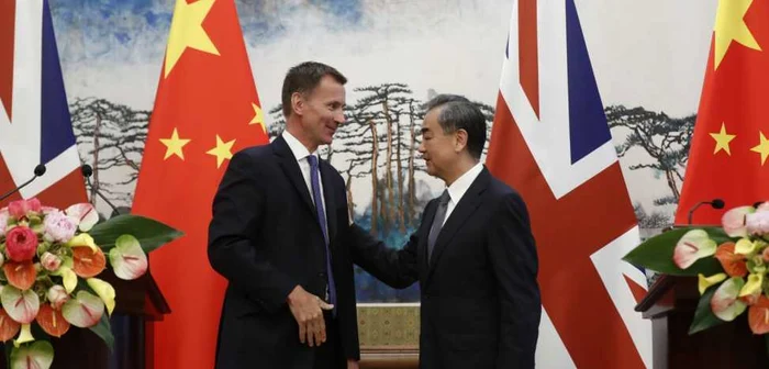 Jeremy Hunt, ;eful diploma'iei britanice, la Beijing