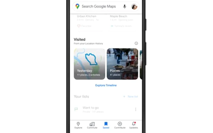 Google Maps Aminteşte-ţi unde ai fost