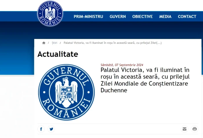 Comunicatul transmis de Guvern încalcă o regulă gramaticală importantă FOTO gov.ro