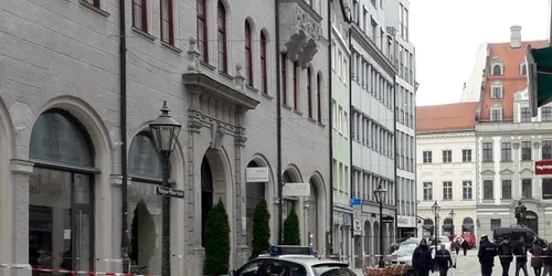 Alerta bomba primarie Augsburg Germania FOTO EPA-EFE