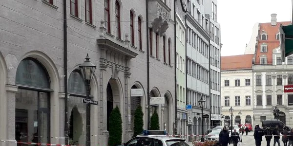 Alerta bomba primarie Augsburg Germania FOTO EPA-EFE