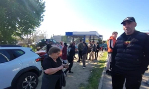 Fragmente dintr-o dronă au căzut în Galați FOTO: Adevărul 