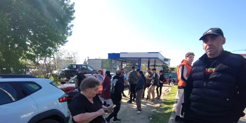 Fragmente dintr-o dronă au căzut în Galați FOTO: Adevărul 