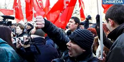 Comuniştii protestează