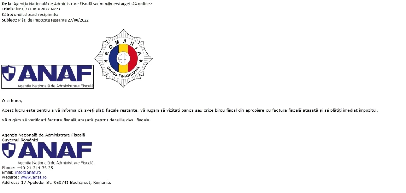 email fals anaf foto facebook