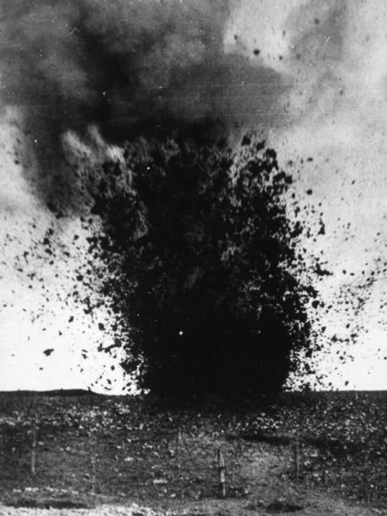 Explozie de proporții a unui obuz