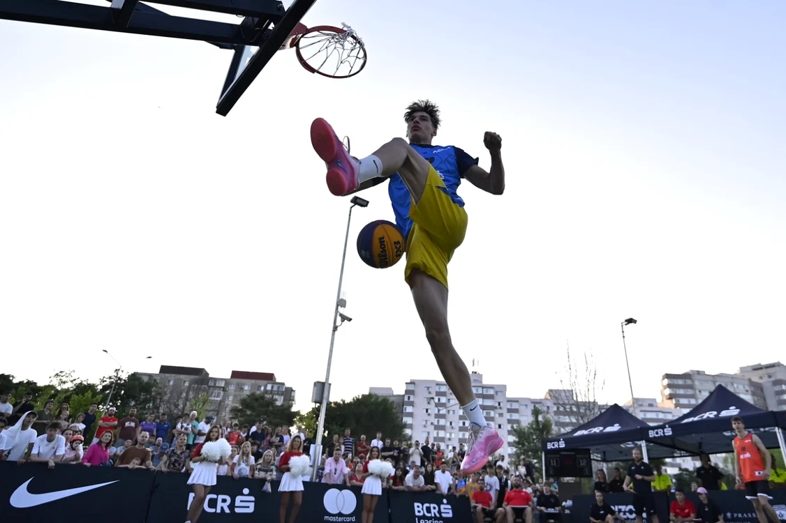 Concursul de slam dunk a fost din nou un punct de atracție
