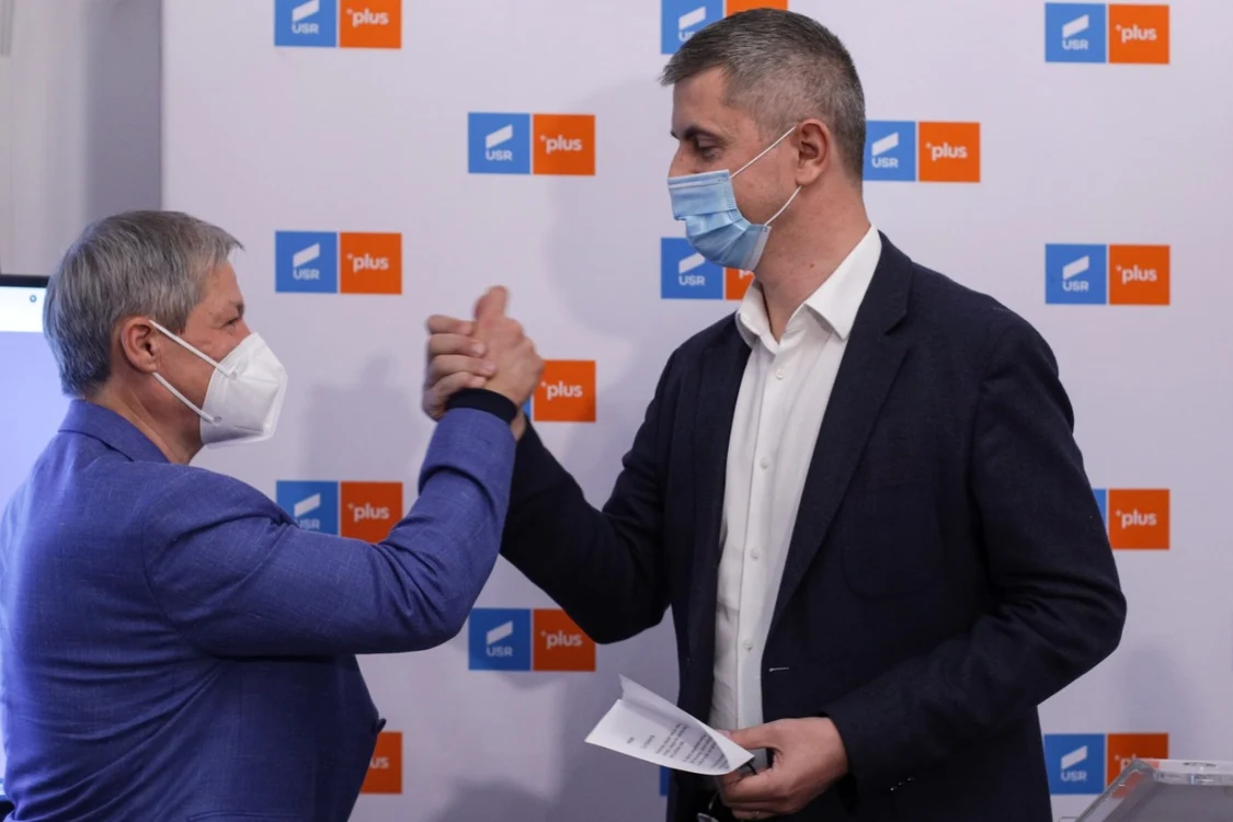 Dacian Cioloş şi Dan Barna FOTO Inquam Photos / Octav Ganea